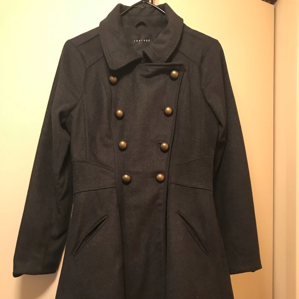 Fit and flare coat